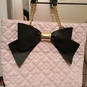 Pink Betsey Johnson Tote